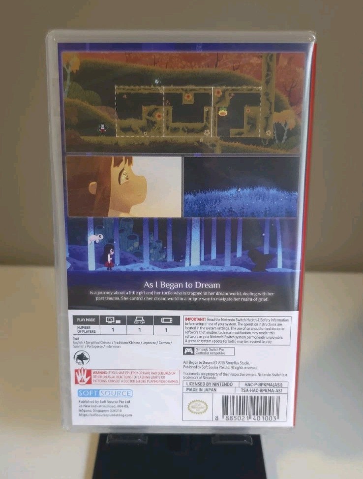 As I Began to Dream (Nintendo Switch, 2025) Brand New Factory Sealed Fast Ship