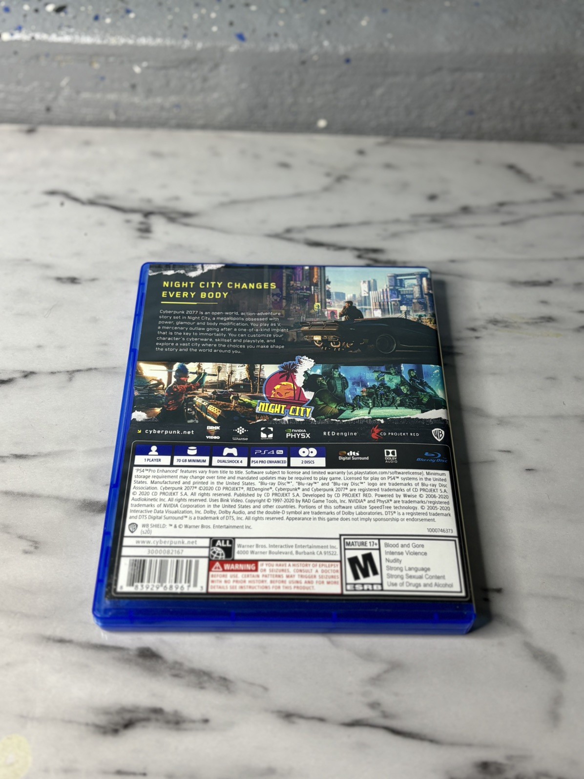 Cyberpunk 2077 – Sony PlayStation 4 – CIB – Tested / Working – Fast Shipping