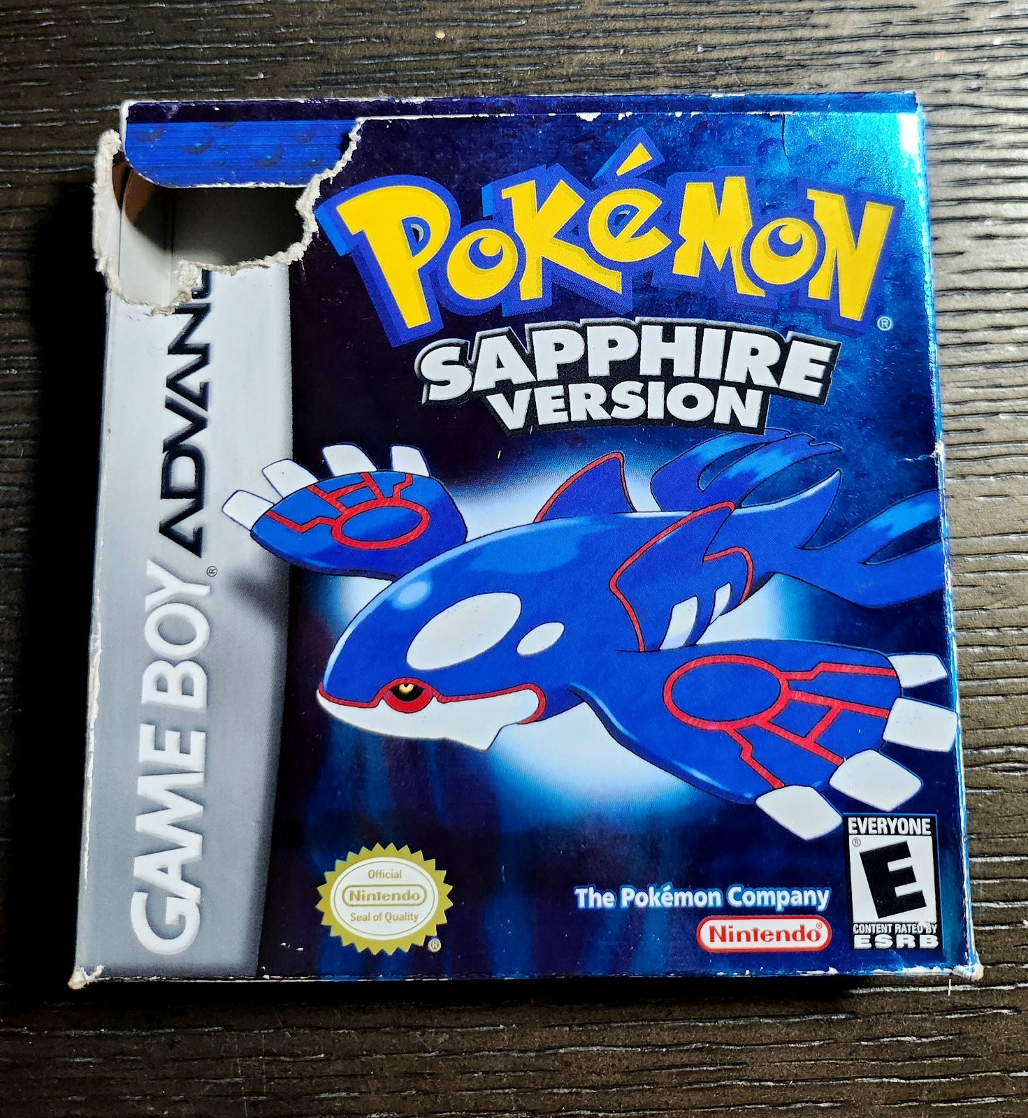 Nintendo GBA – Pokemon Sapphire AUTHENTIC ORIGINAL BOX ONLY GAMEBOY ADVANCE