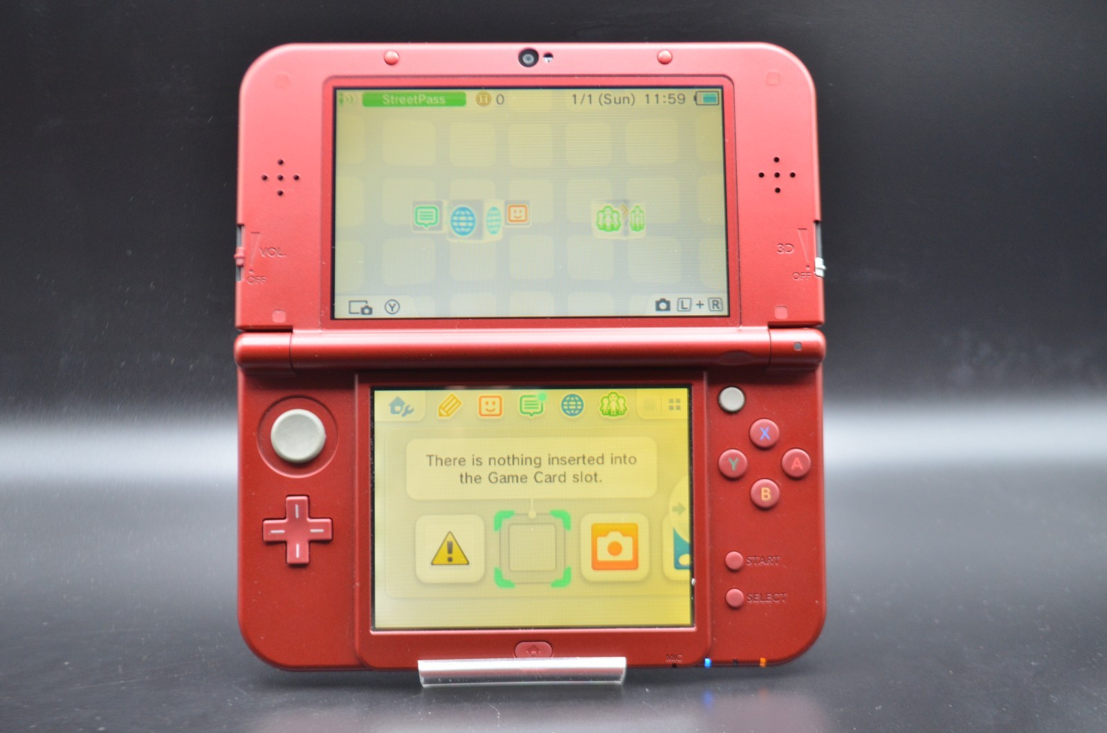 [REGION FREE] NEW Nintendo 3DS LL XL Metallic Red Console Tested 009