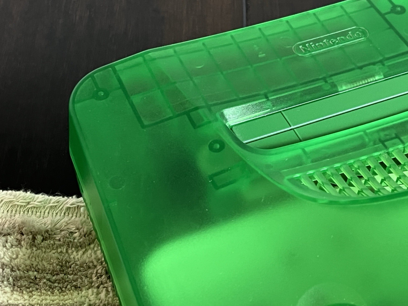 Nintendo 64 Funtastic Clear Jungle Green Console Only NUS-001 Tested NICE SHAPE