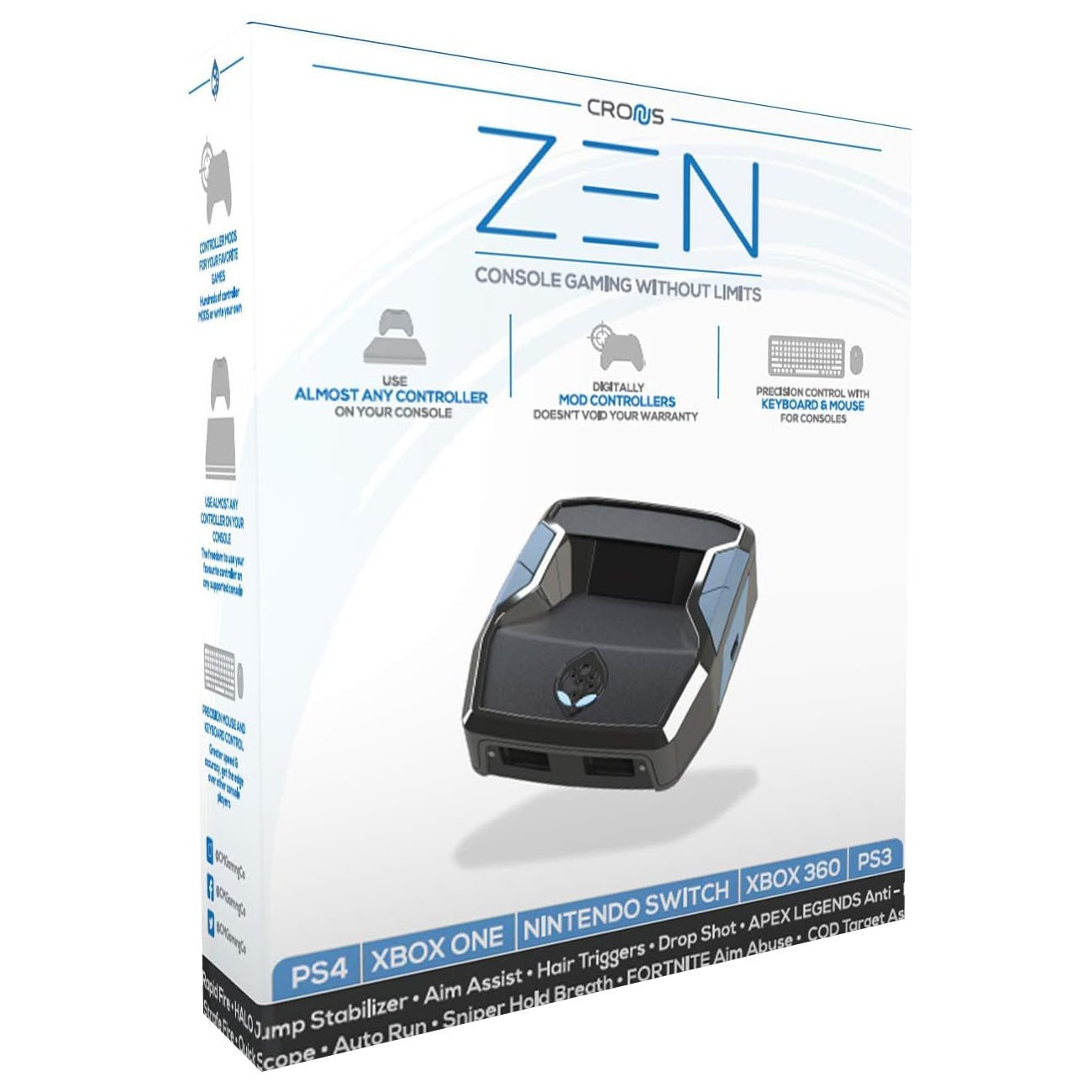 Cronus Zen Controller Emulator for Xbox, PlayStation, Nintendo and PC