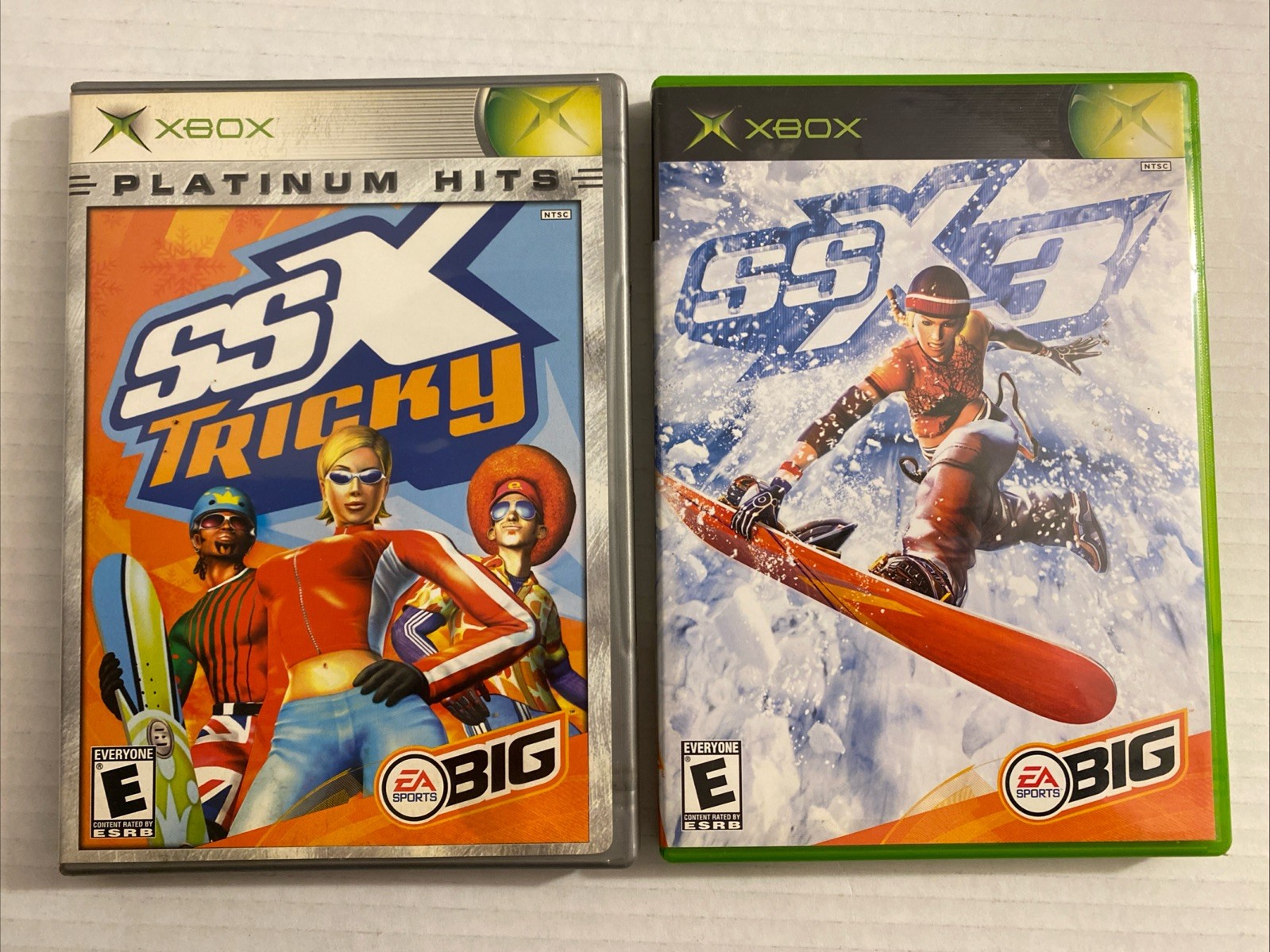 Xbox Original SSX Tricky SSX 3 Game Lot Complete