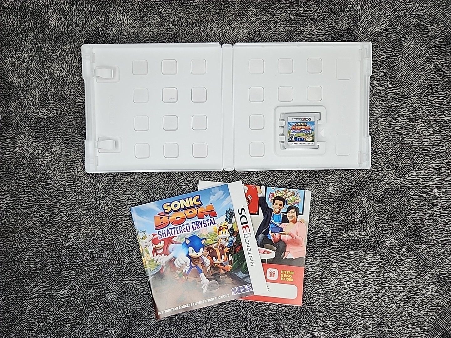 Sonic Boom: Shattered Crystal (Nintendo 3DS, 2014) Complete Tested And Working