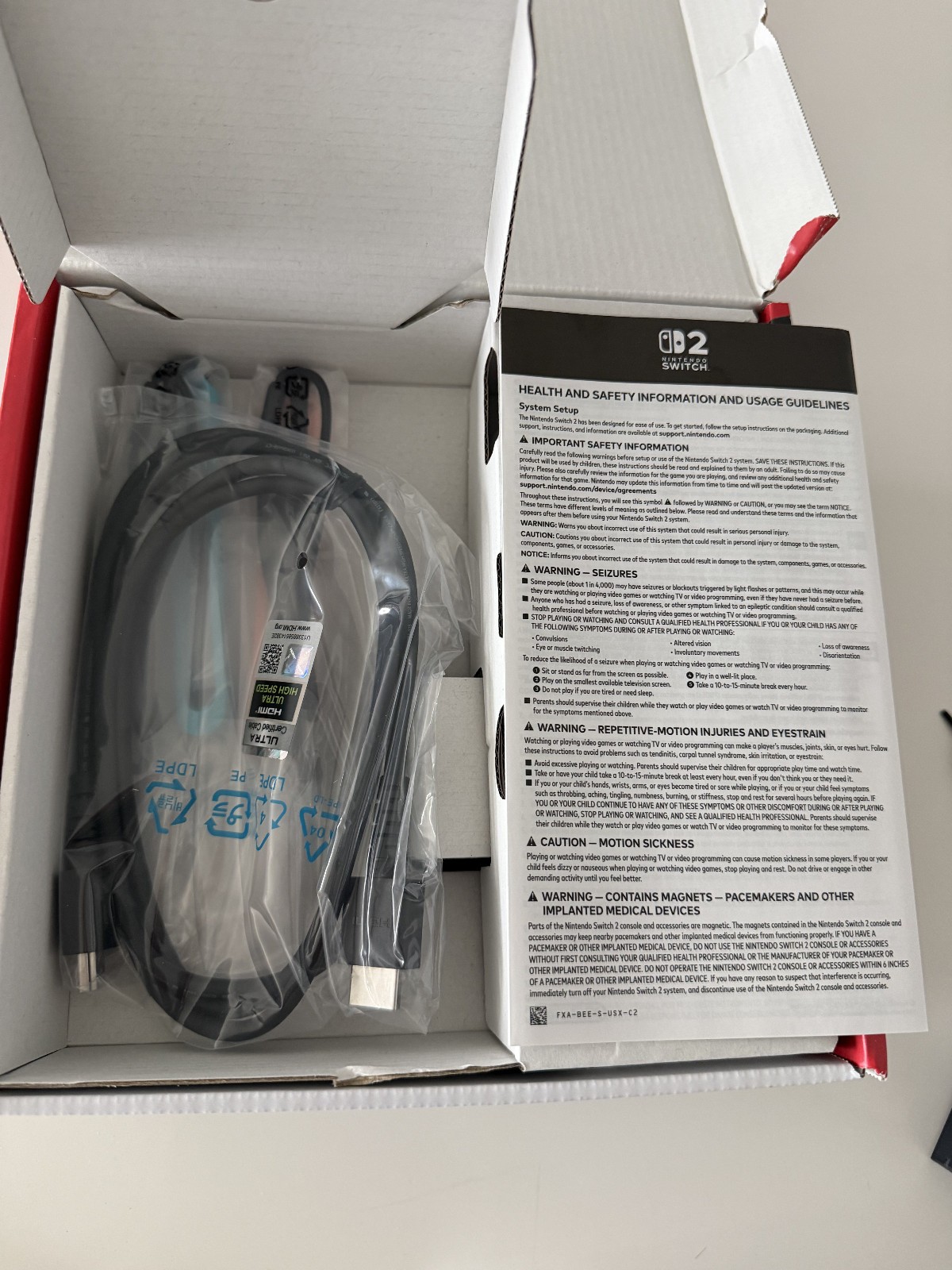 Nintendo Switch 2 Console 256GB Complete in Box HAW-001 US – Open Box Mint