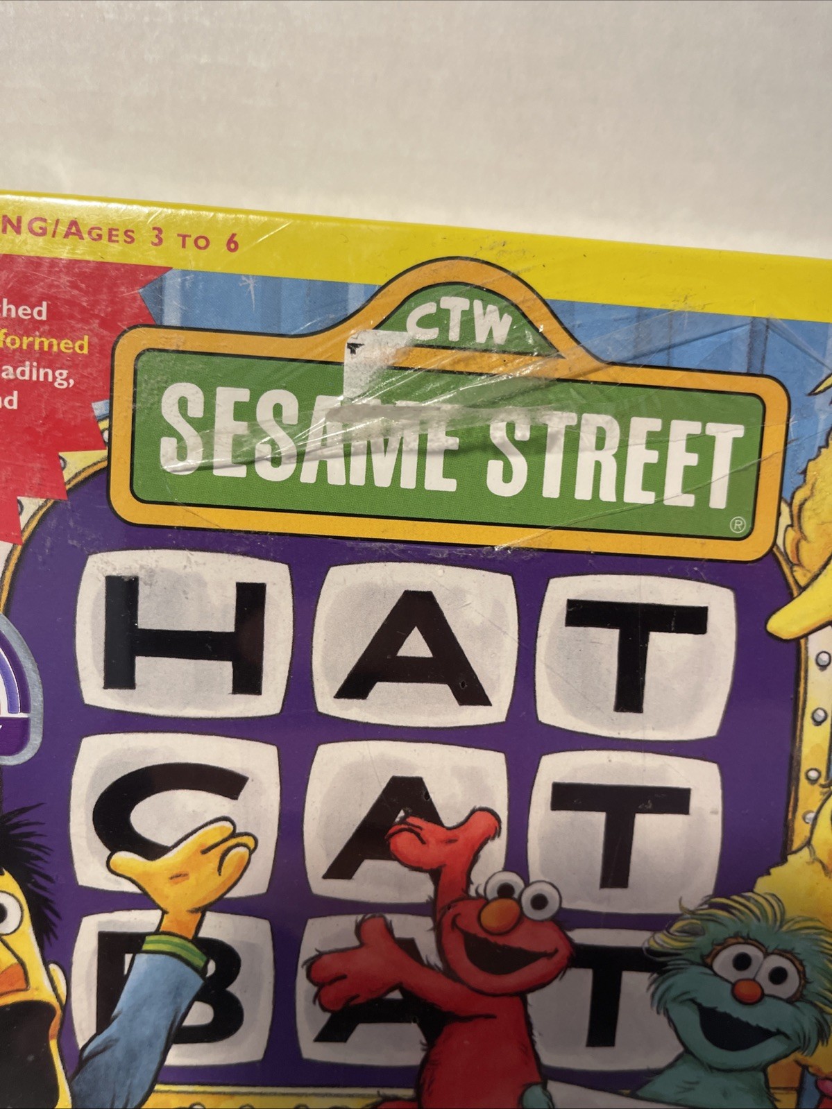 Sesame Street Let’s Make A Word Computer PC Game New Sealed (Dmg Seal)