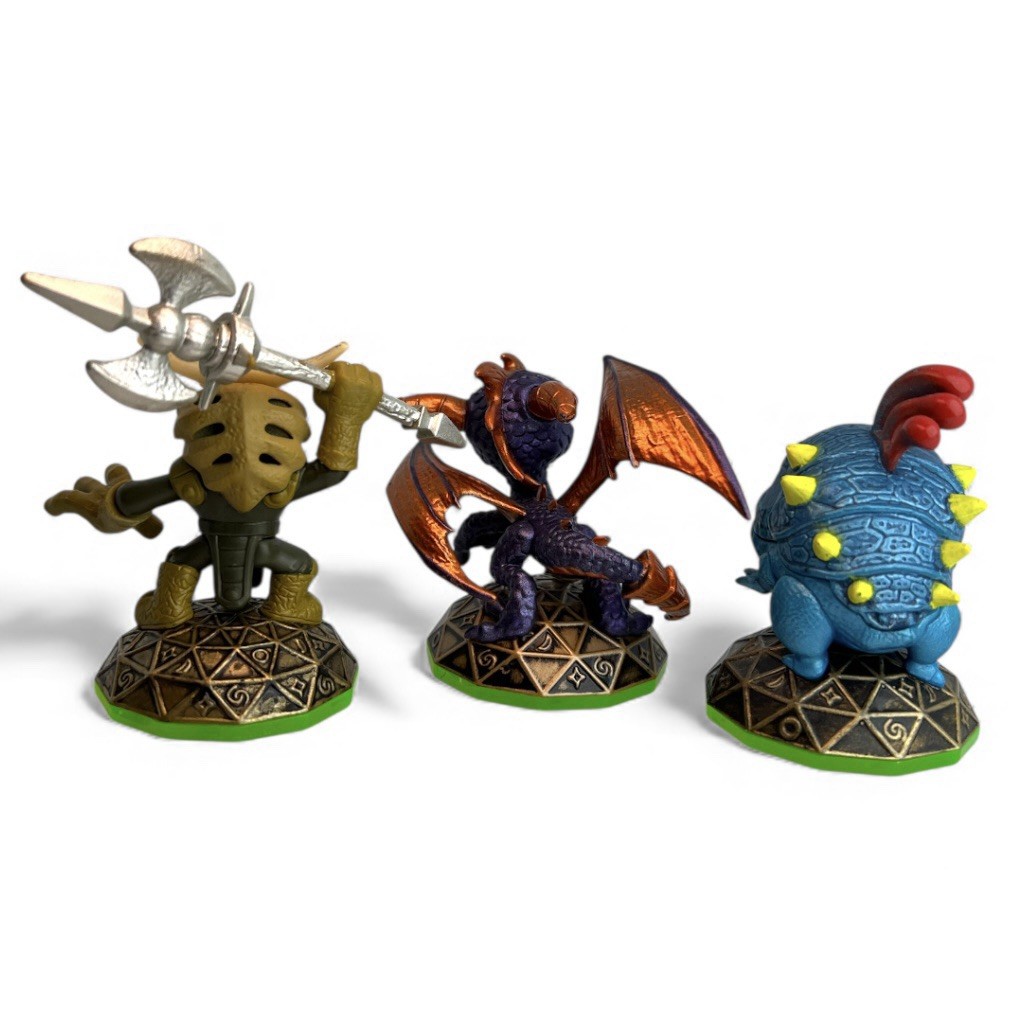 Skylanders Spyro’s Adventure 3 Figure Lot Spyro Voodood Wrecking Ball Tested