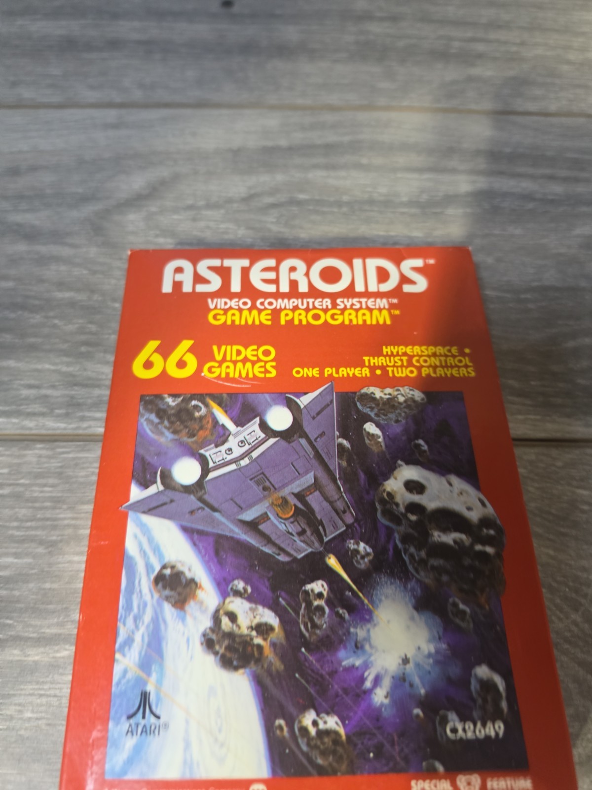 Asteroids (Atari 2600, 1981) w/ Box Manual Tested CIB Complete In Box- [Tested]