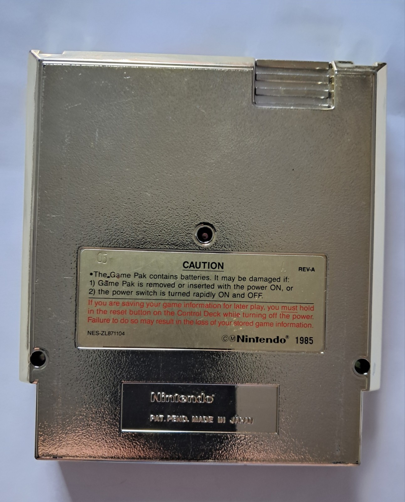 The Legend of Zelda Gold Cartridge for Nintendo NES