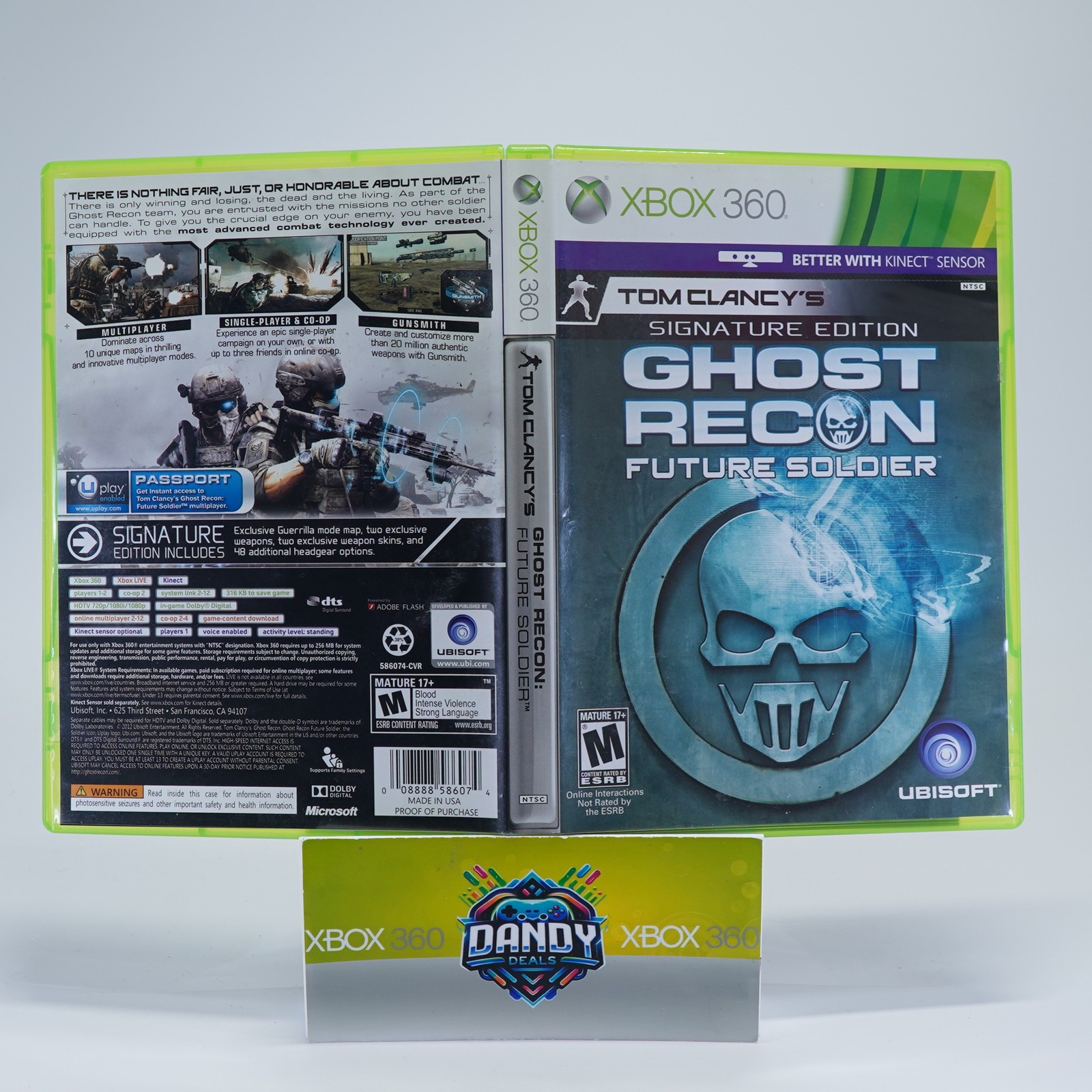 Ghost Recon: Future Soldier Signature Edition CIB W/ Manual – Xbox 360