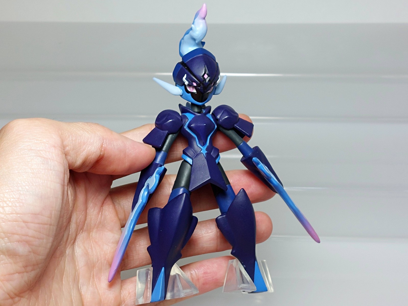 Pokemon Assembled and Moveable! Ceruledge Armarouge Premium Bandai 4.9in