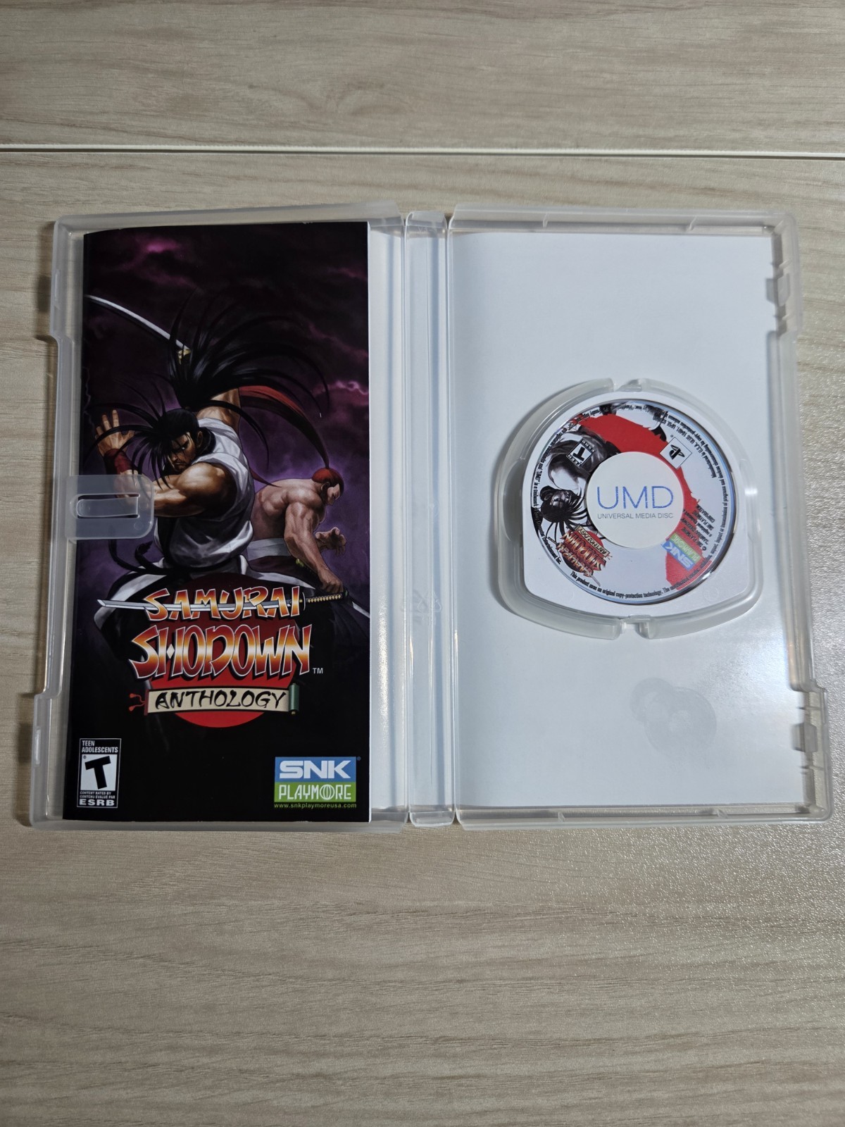 Sony PSP Game Lot CIB- Me & My Katamari, King of Fighters & Samurai Shodown VG