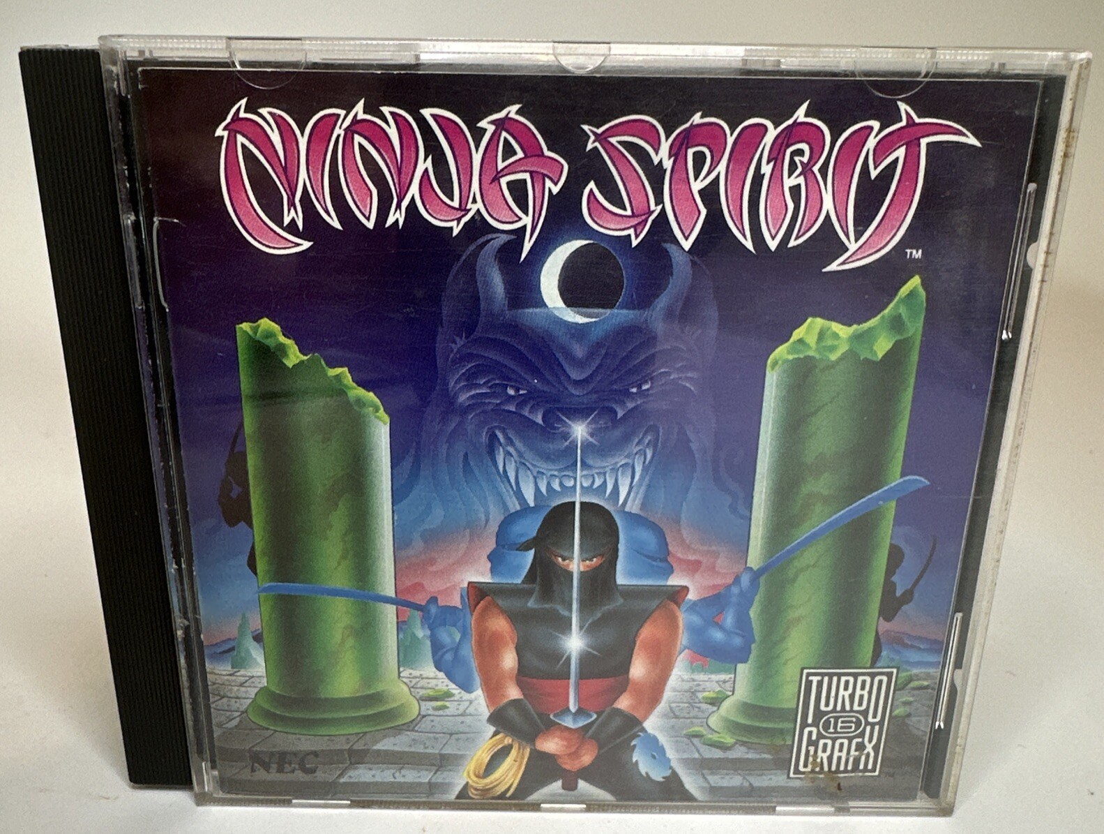 Ninja Spirit (TurboGrafx 16) Card (HuCARD) Manual NEC