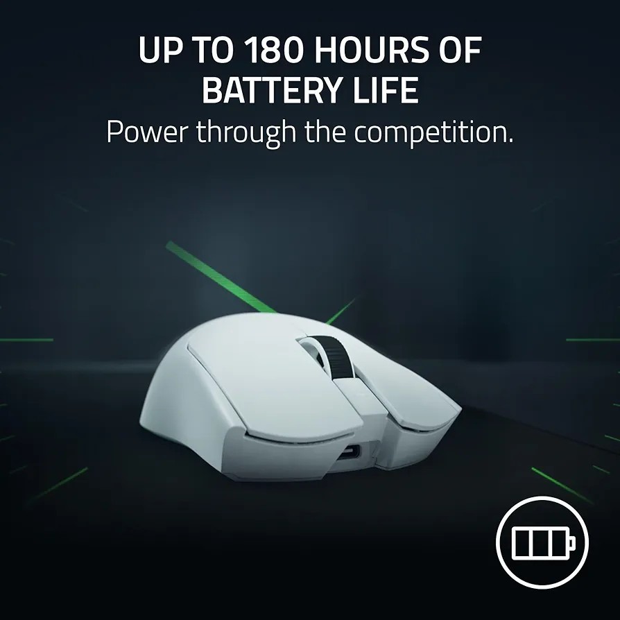 Razer Viper V4 Pro White – Ultra-lightweight Wireless Esports Gaming Mouse