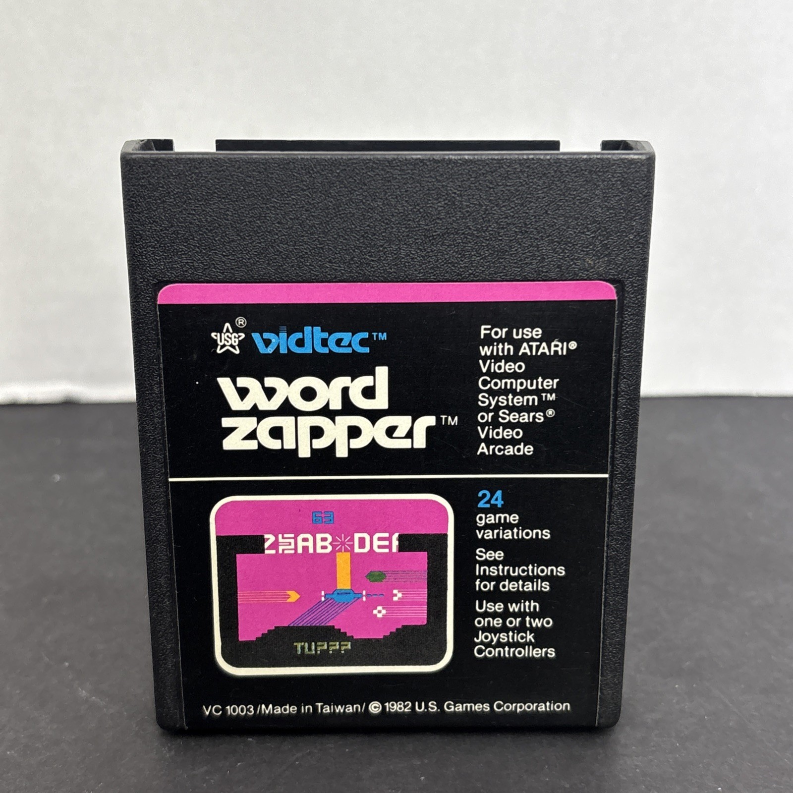 Word Zapper Atari 2600 Game 1982 Cartridge Only