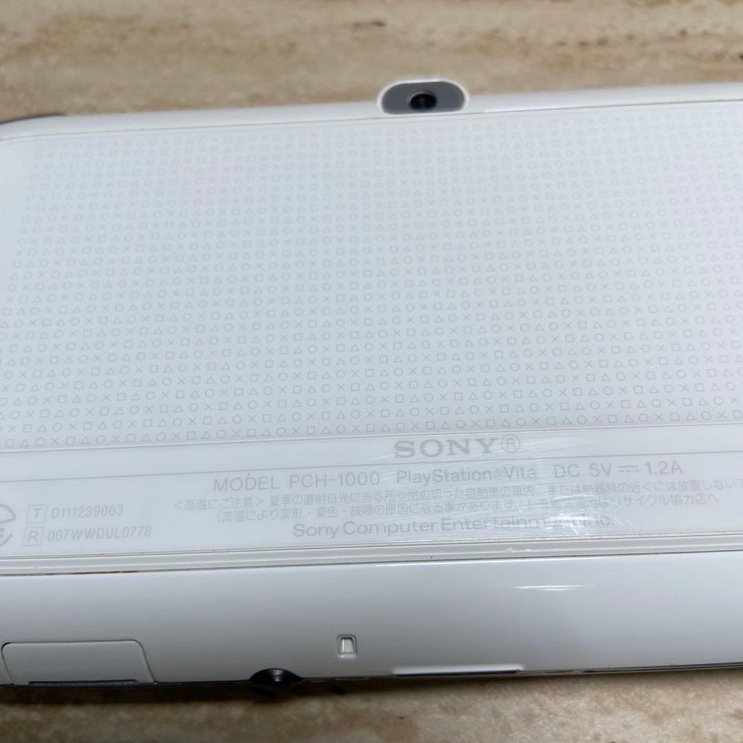 PS Vita PCH-1000 Crystal White Console White Tested Working Good Condition 7250