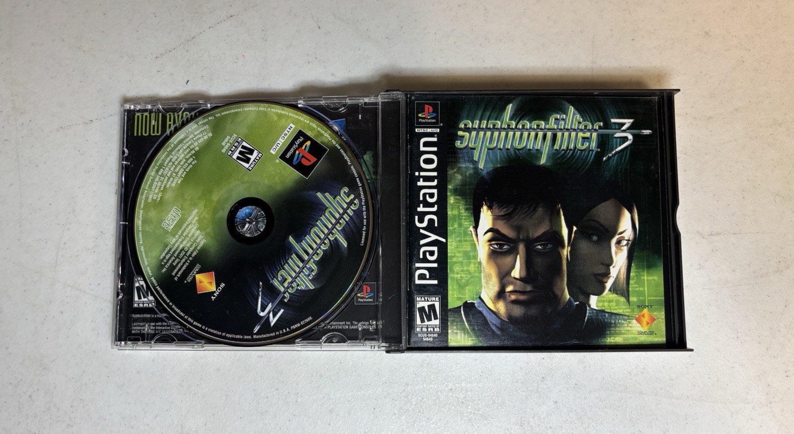 PlayStation Syphon Filter Bundle (1,2,3) PS1 Games CIB Complete in Box TESTED