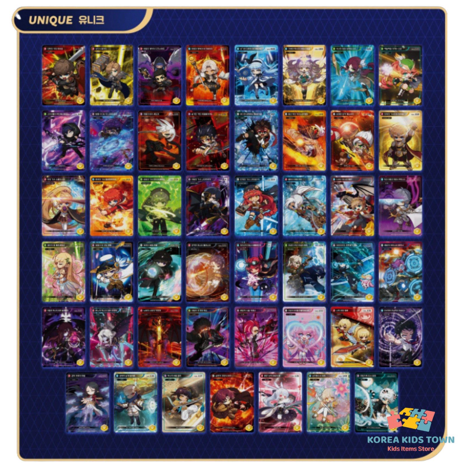 MapleStory Collection Card – Unique Grade (All Jobs) + FREE Rare/Epic Cards