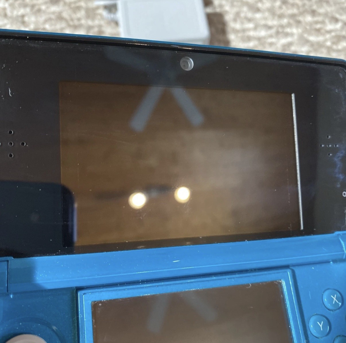 Nintendo 3DS Aqua Blue Handheld Handheld Console System CTR-001 Tested USA