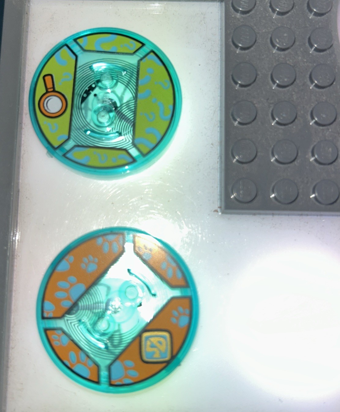 LEGO Dimensions Shaggy Rogers & Scooby-Doo game Tag Discs Only 71206
