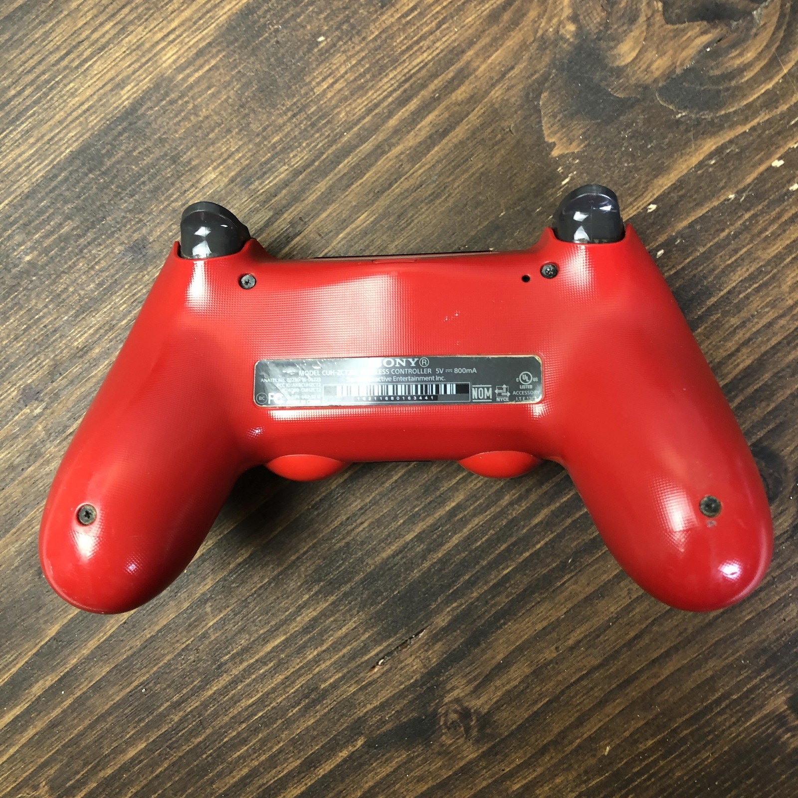 Sony PlayStation 4 PS4 CUH-1001A 500GB Black Console W/ Red Controller Cord
