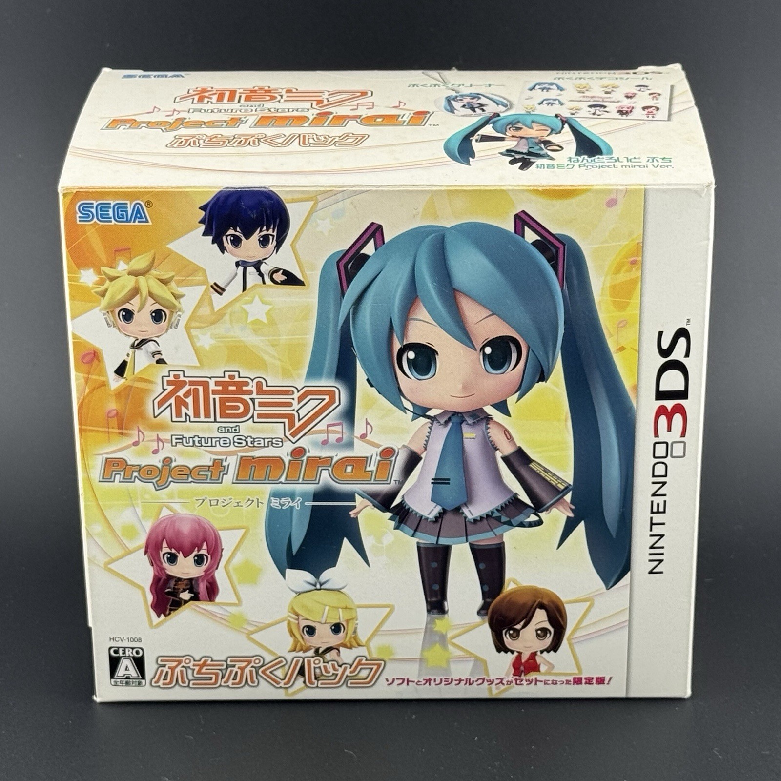 *INCOMPLETE* Nintendo 3DS Hatsune Miku Project Mirai PuchiPuku Pack Big Box JPN