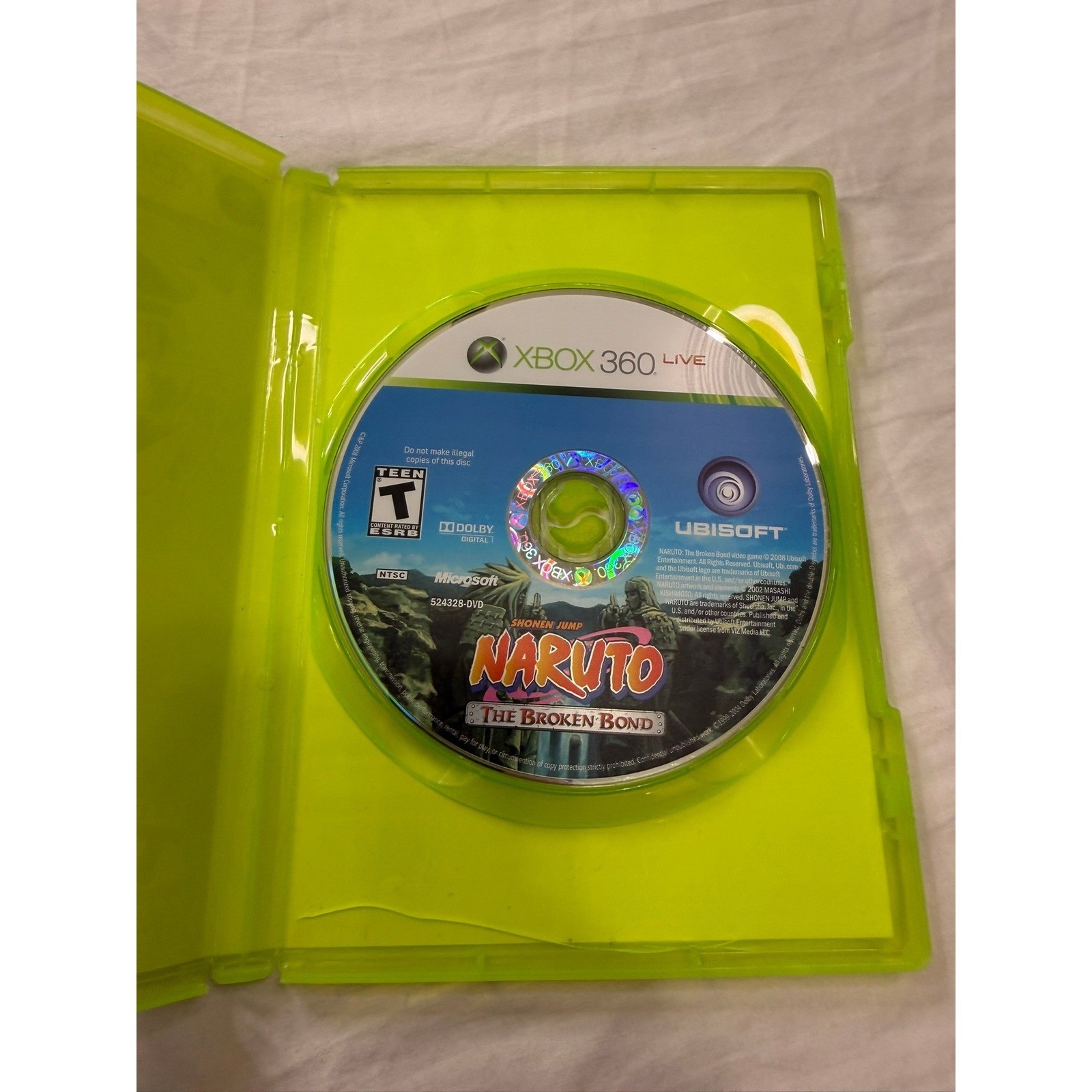 Naruto Xbox 360 Game Lot Broken Bond Storm 2 3 Generations Bundle 4 Games