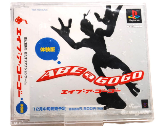Abe a Go Go Trial Demo Disc PS1 PlayStation Not For Sale Japan Import New Sealed