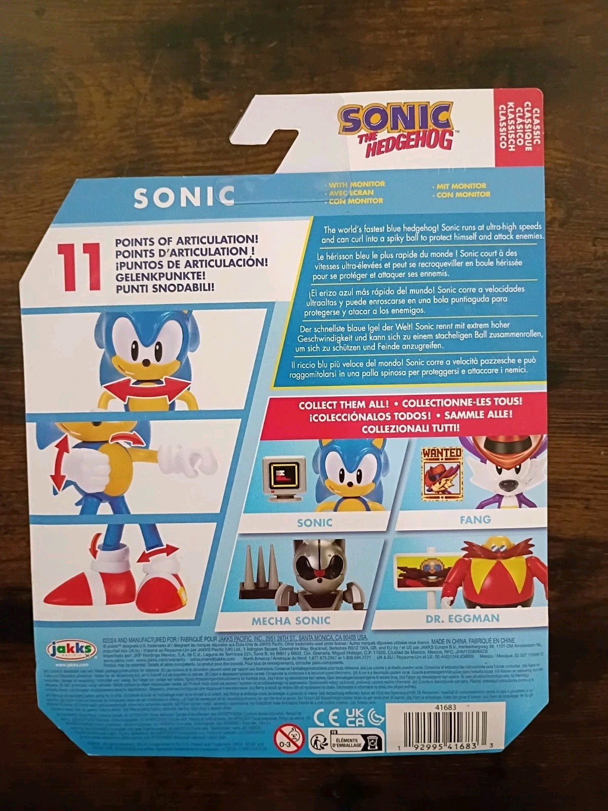 6-PK CHAOS Sonic the Hedgehog 4″ Lot Tails 35th 30th Classic Modern Jakks SEGA