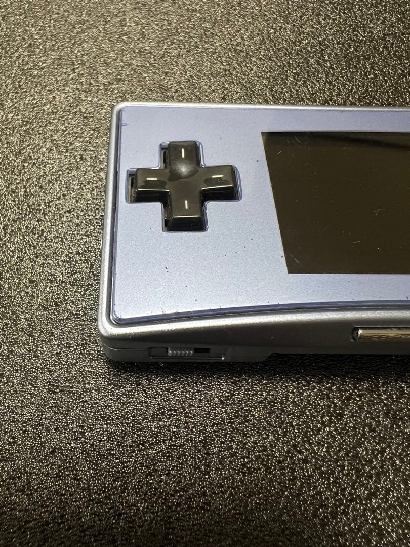 Nintendo Gameboy Micro BlueSilver Console 1Game Working s2107M