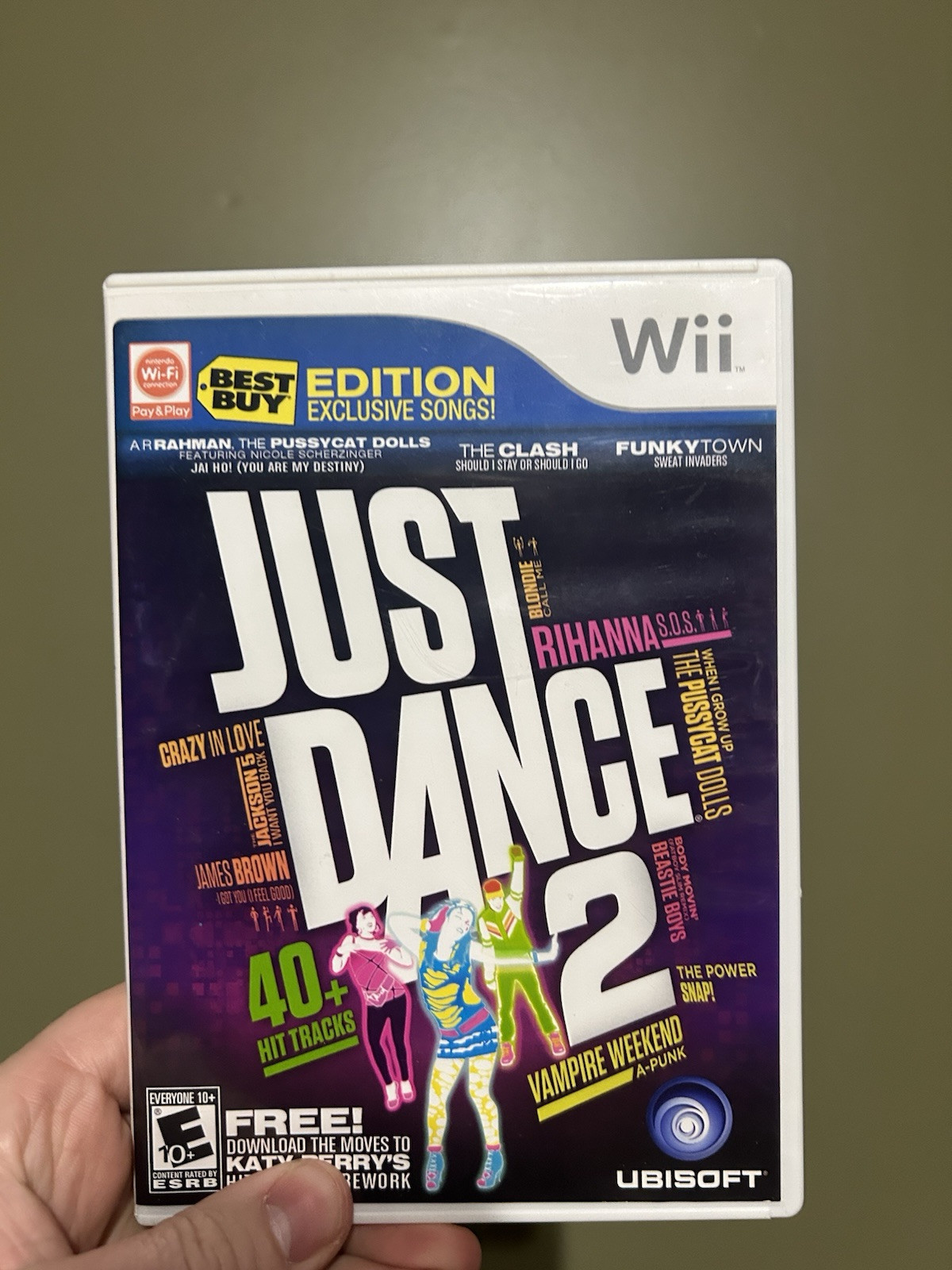 Wii Just Dance Lot of 2-Just Dance 2 & 3 With Cases & Manuals