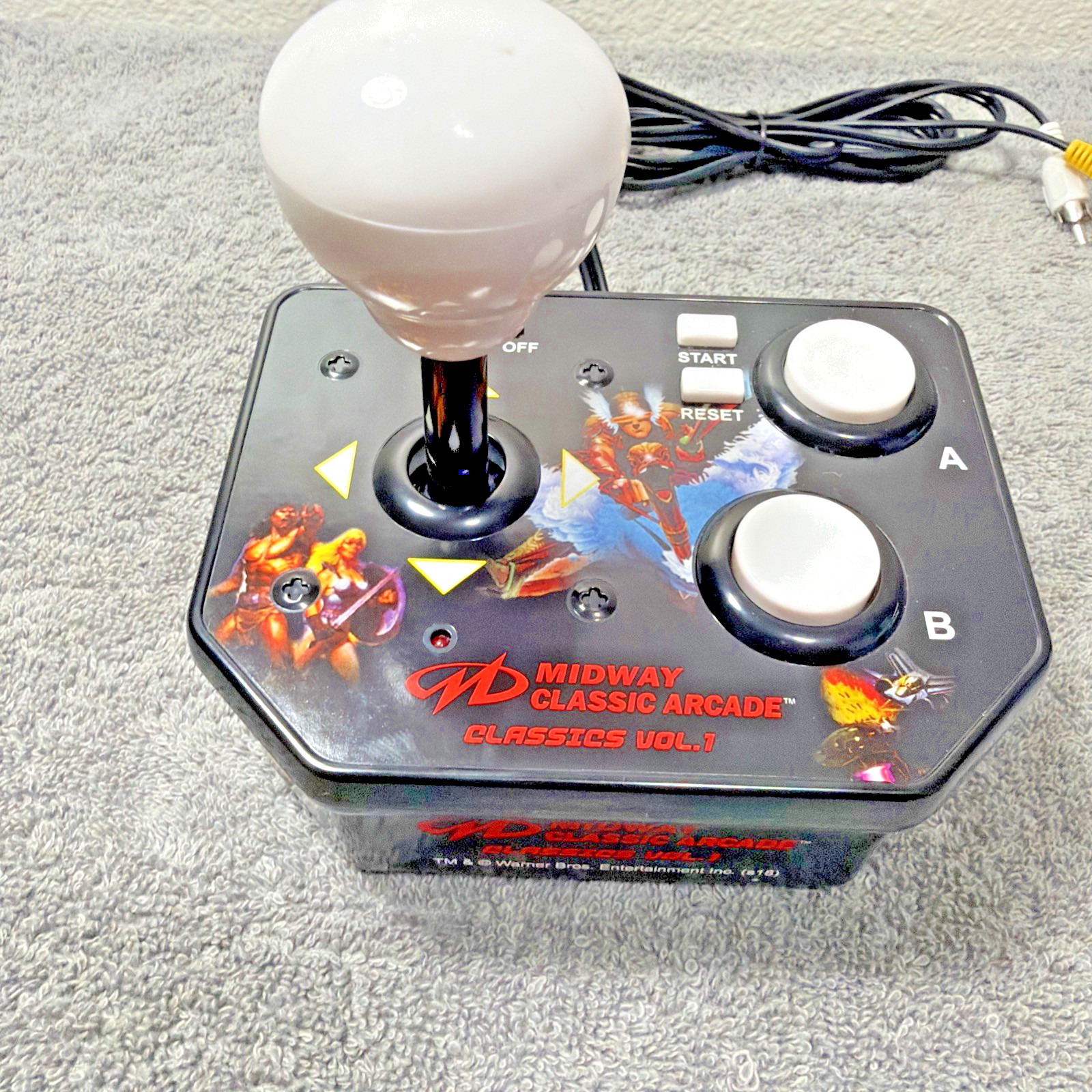 Midway Classic Arcade Vol 1 Plug N Play TV Game Joust Guantlet Defender – Tested