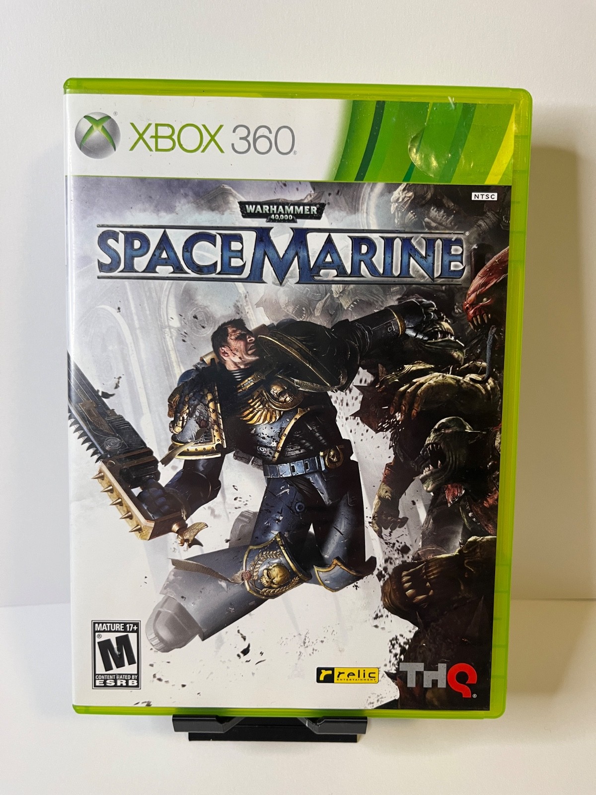 Warhammer 40,000: Space Marine Microsoft Xbox 360 2011 40K CIB Complete Working