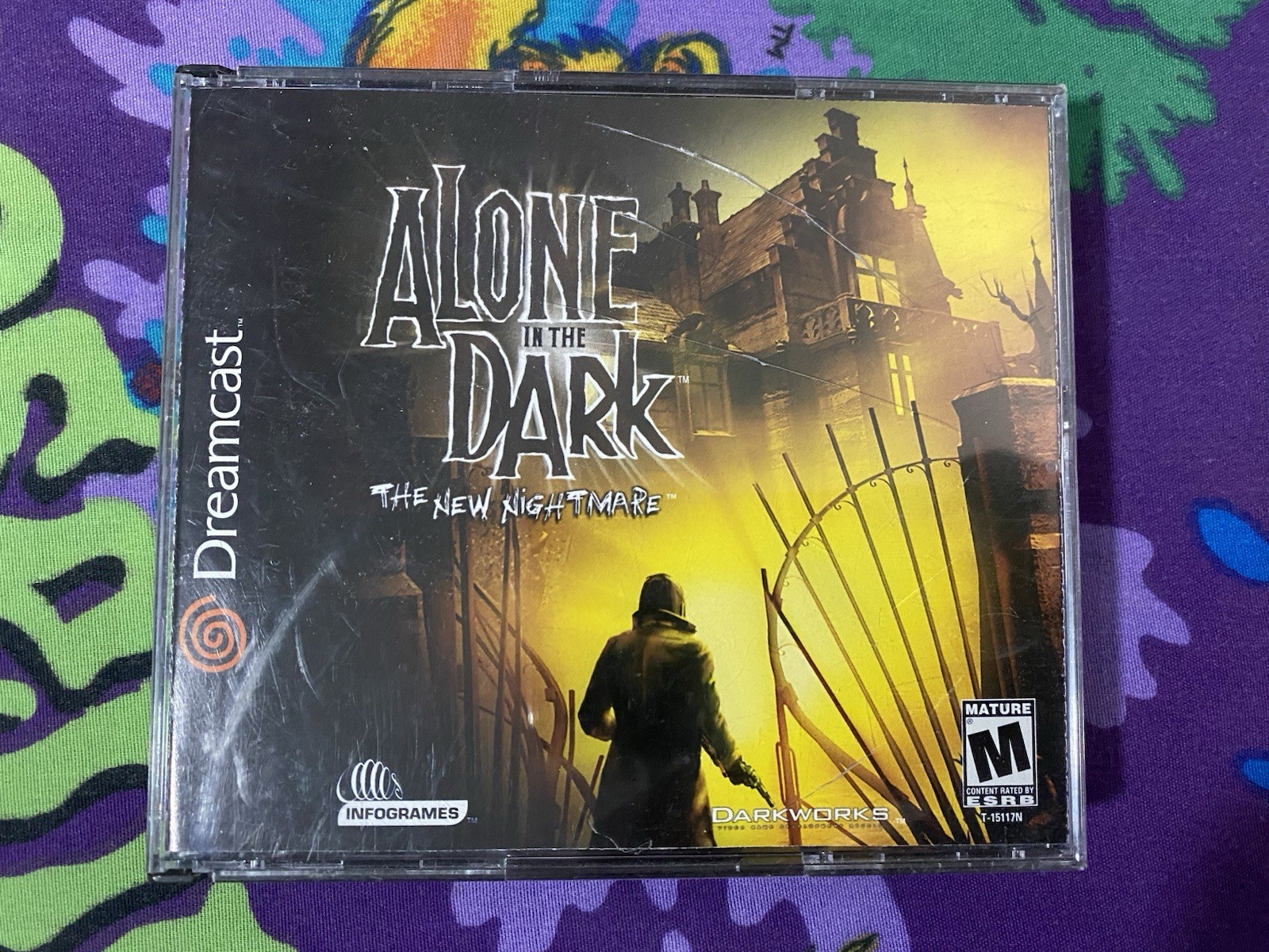 Alone in the Dark: The New Nightmare (Sega Dreamcast, 2001) w/Manual