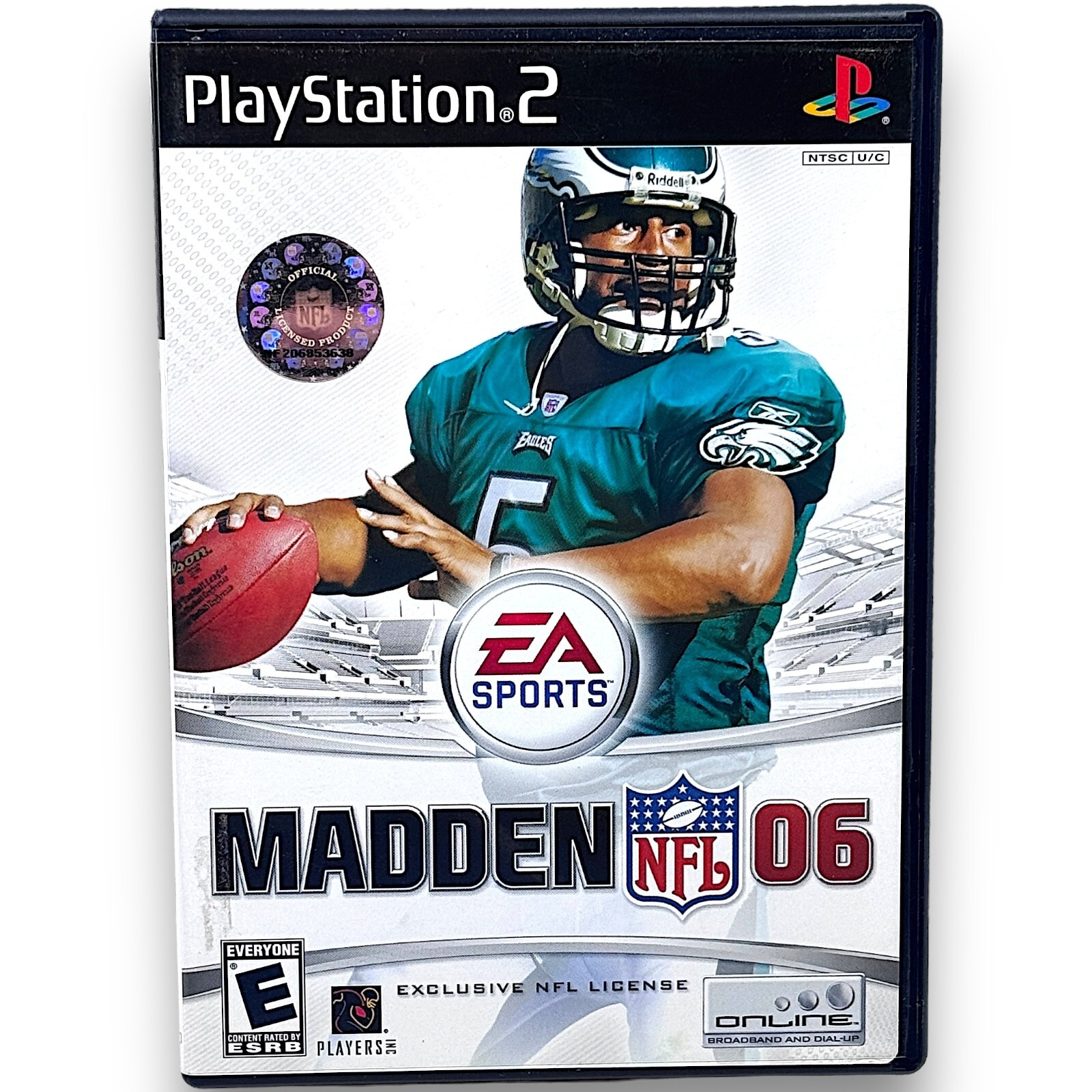 Madden NFL 06 PS2 (Sony PlayStation 2, 2005) With Manual Football Game