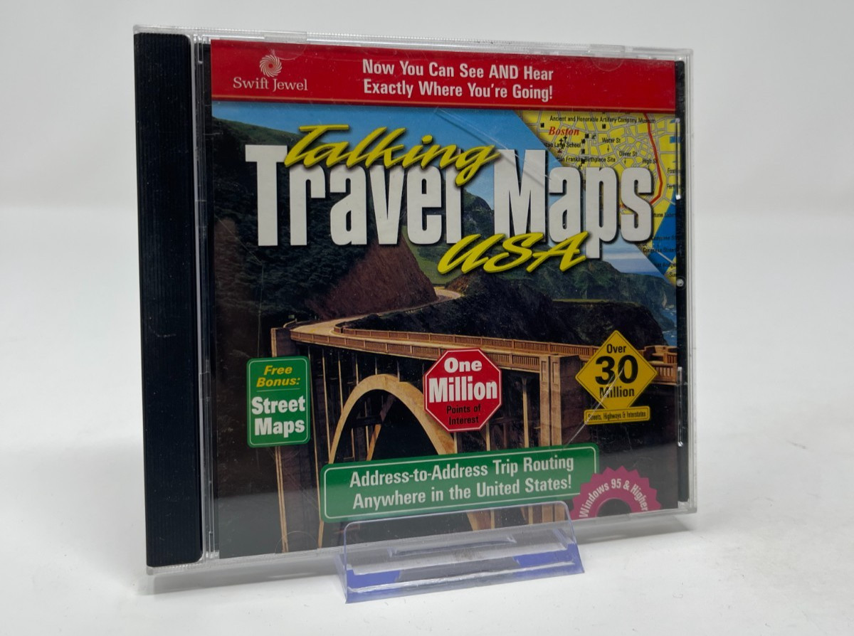 Talking Traveling Maps U.S.A. [Pc Windows ’95, 2000, Swift Jewel]
