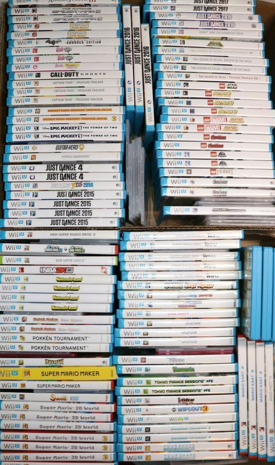 NINTENDO WII U GAME LOT YOU PICK CHOOSE BUY 3 GET 1 50% OFF GAMES PLAY TESTED