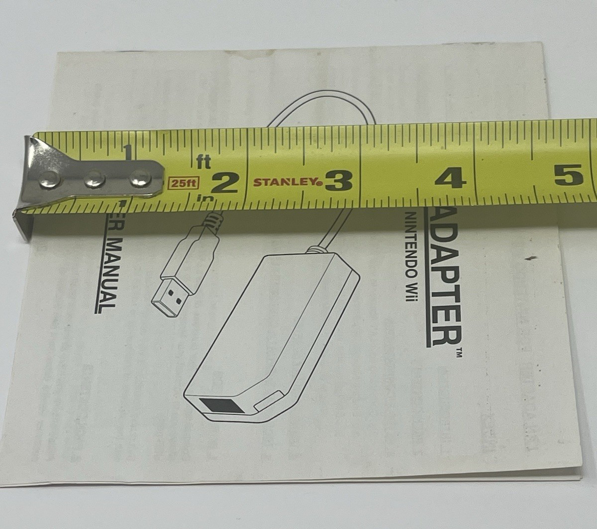 Datel Nintendo Wii LAN Adapter Instructions Booklet User Manual Only