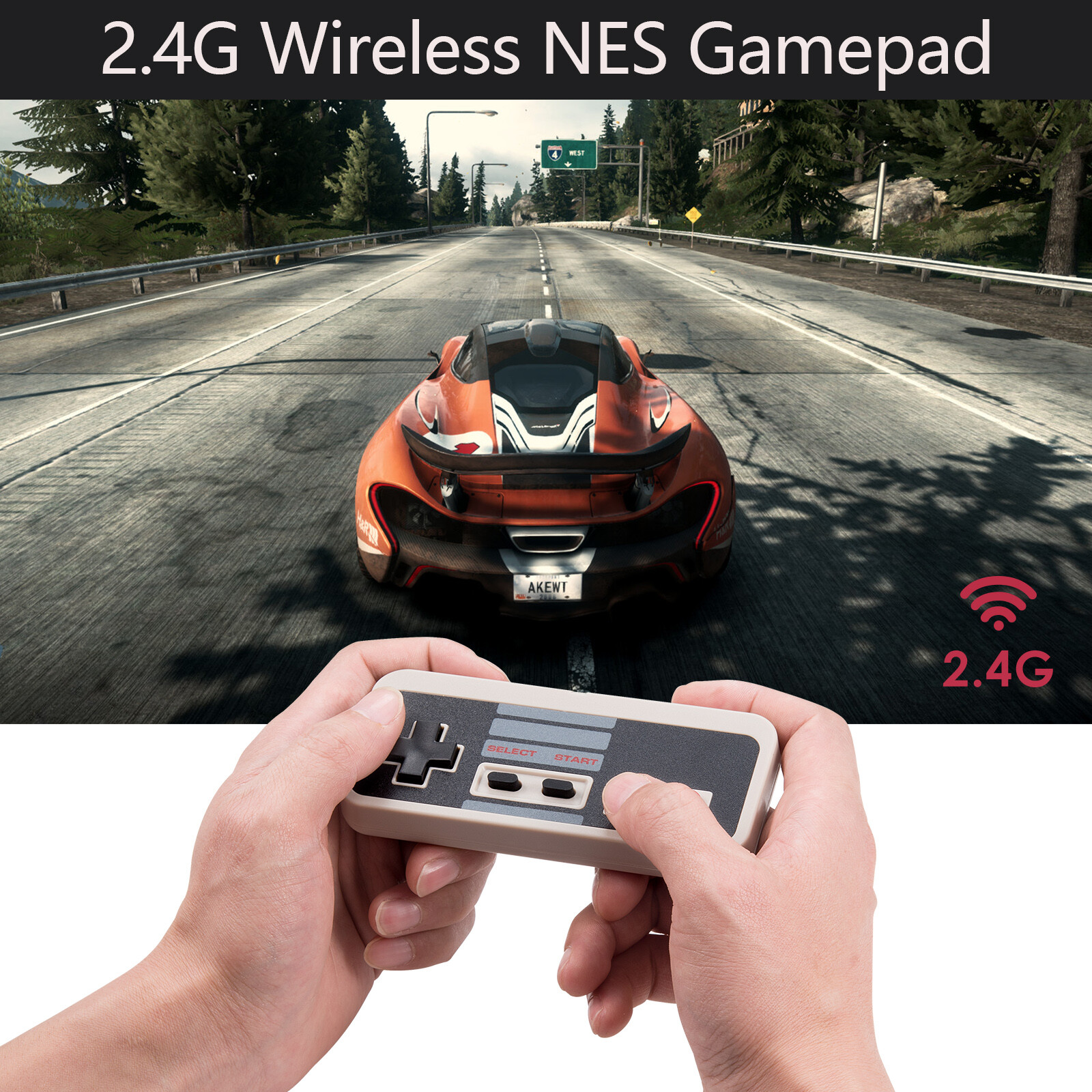 2 Packs Wirded/ Wireless USB NES Controller Gamepad for Windows PC Raspberry Pi