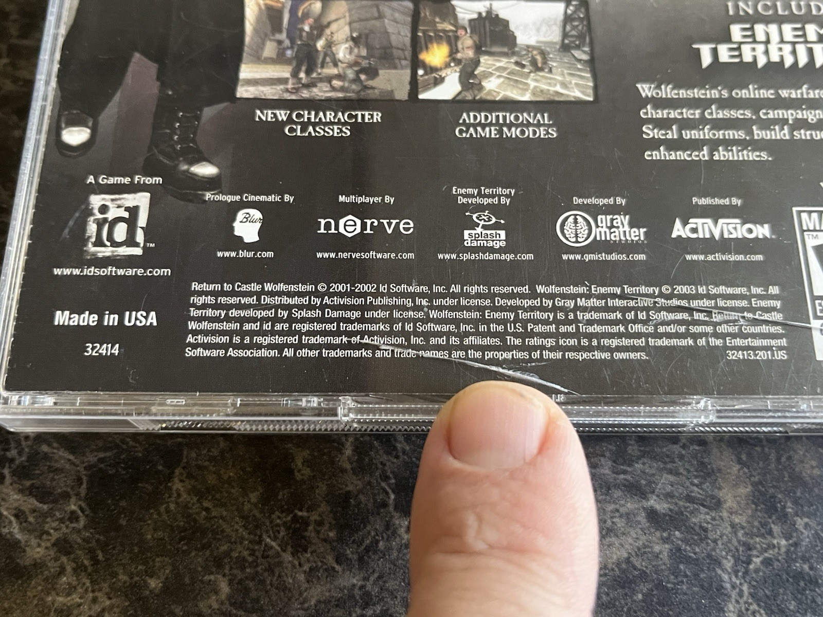Untested Return To Castle Wolfenstein Platinum Edition W/ Enemy Territory Win PC