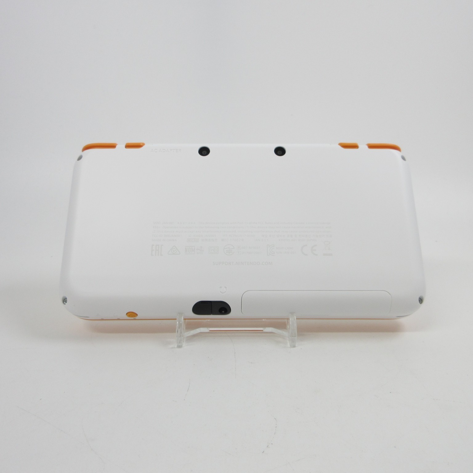【Mint】Nintendo New 2DS LL XL White x Orange Console Japan Ver. #T-BA08/0618/01