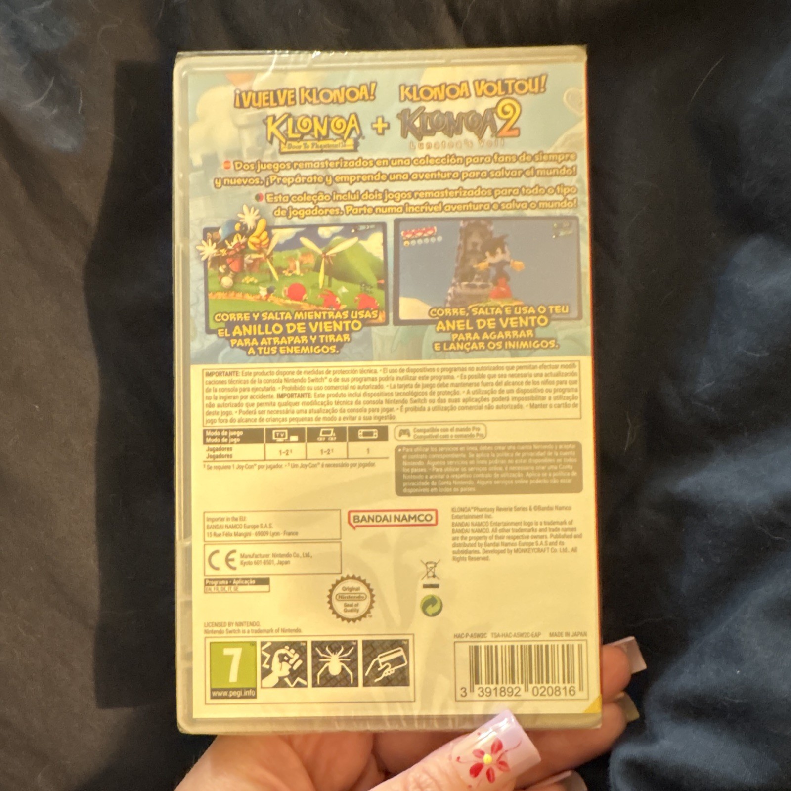 BANDAI NAMCO Klonoa Phantasy Reverie Series Nintendo Switch PEGI 7 PAL 2022