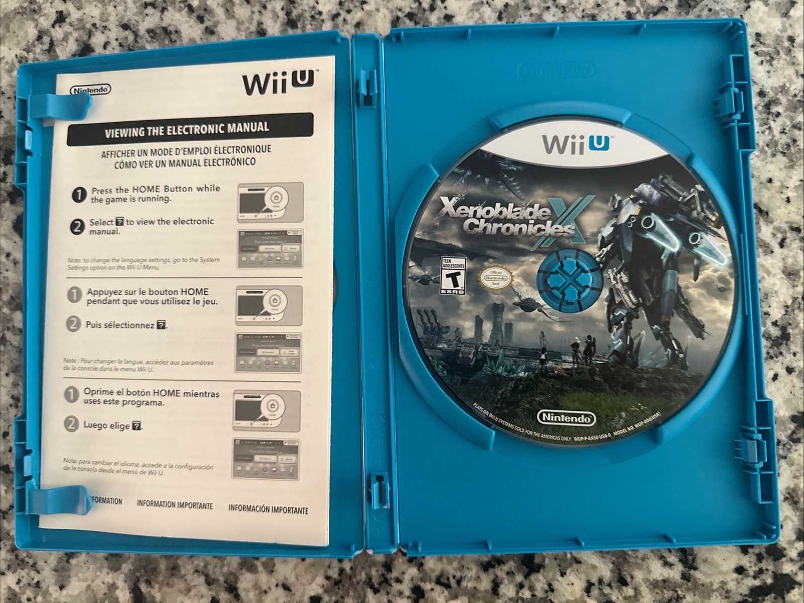Xenoblade Chronicles X (Nintendo Wii U, 2015) CIB Complete – Tested
