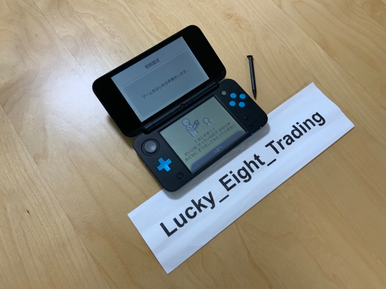 New Nintendo 2DS XL LL Black Turquoise Console Charger Japanese ver [CC]
