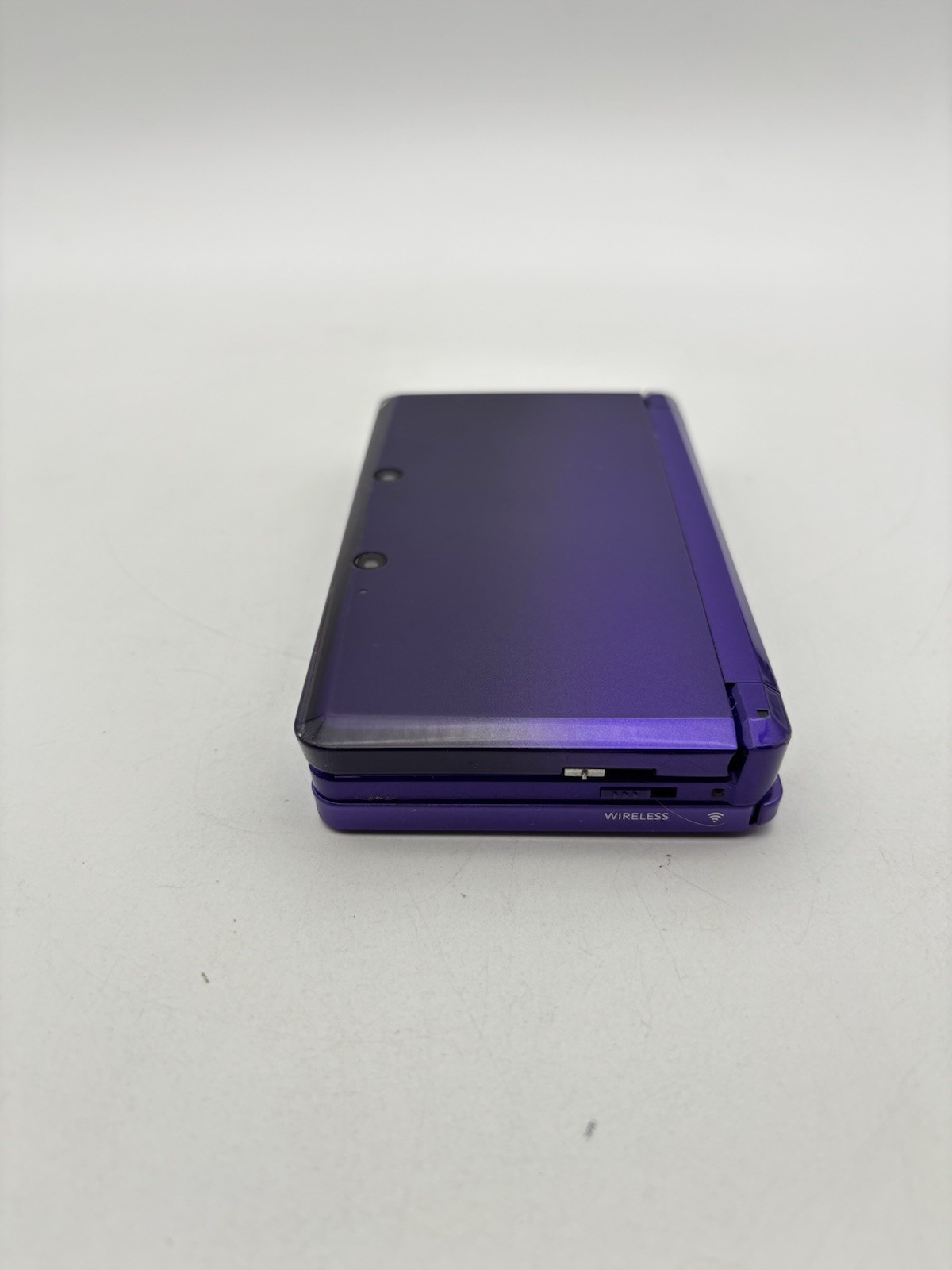 Nintendo 3DS Midnight Purple Handheld Console System Charger Tested & Working