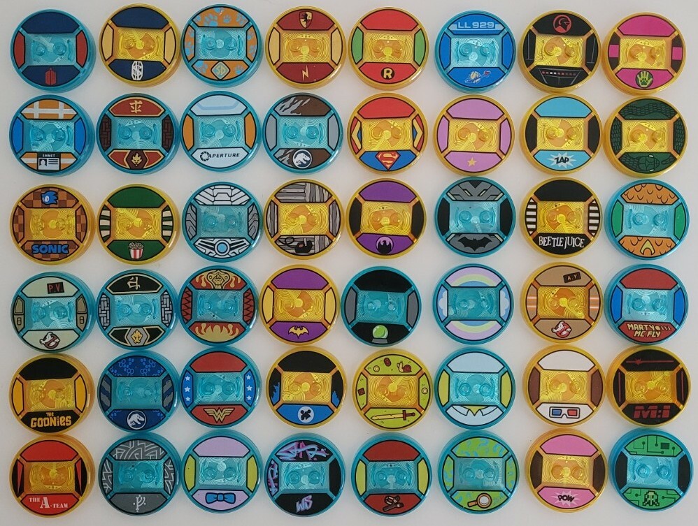 LEGO Dimensions Character Disc Token Chip – Choose yours! Xbox Wii PS