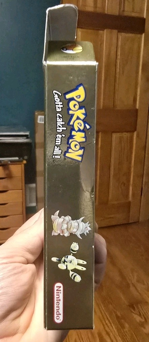 Pokemon Gold Version Game Boy Color Box And Inserts Only AUTHENTIC