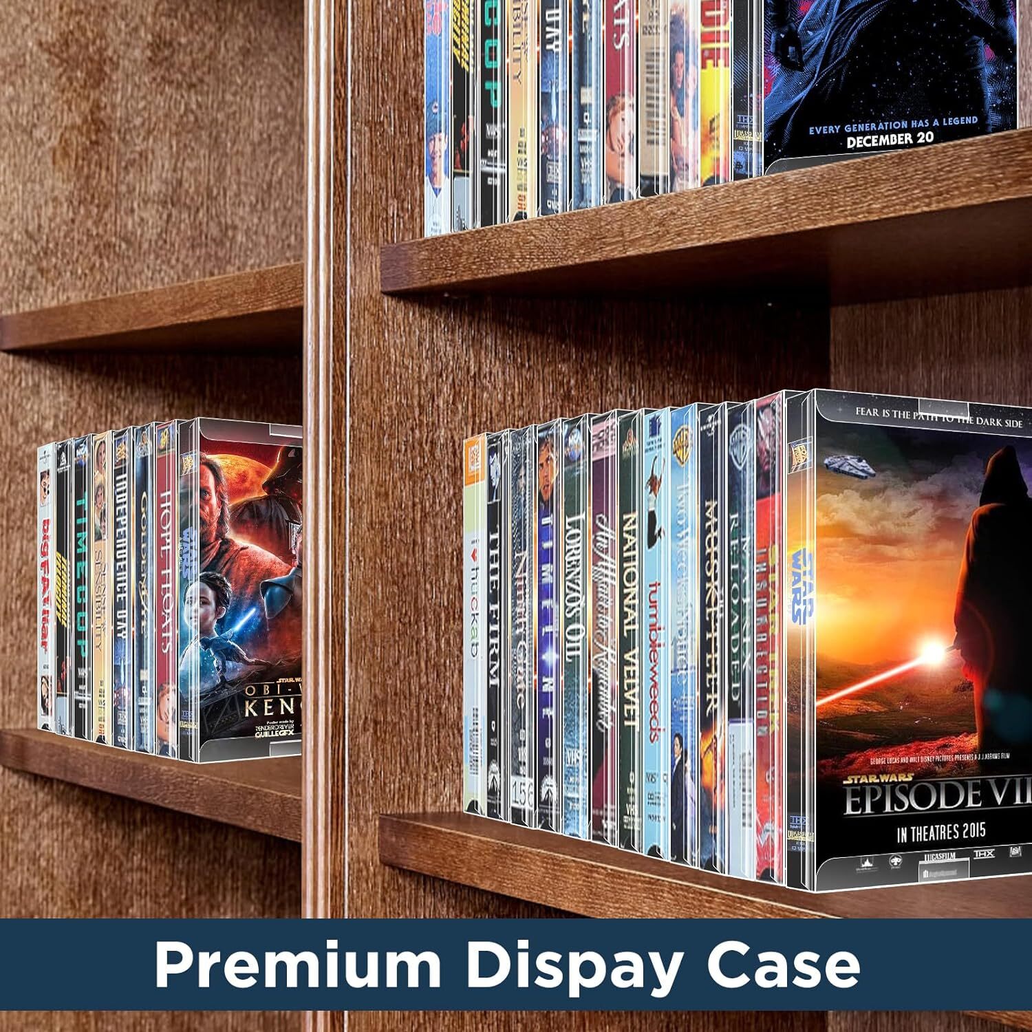 10x Premium VHS Display Protectors For VHS Cassette Game Tapes Storage Case