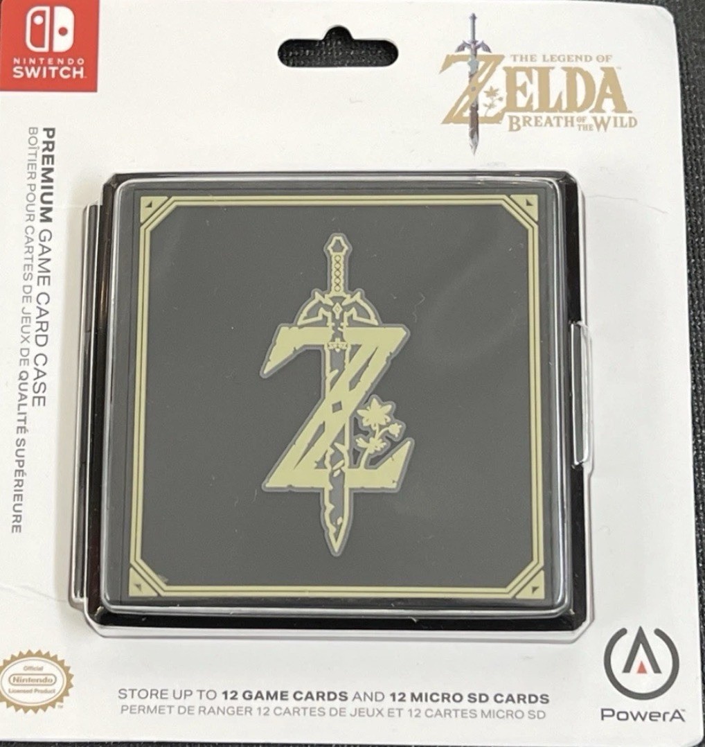 Nintendo Switch: Legend of Zelda Premium Game Card Case For 12 Games & Micro SD