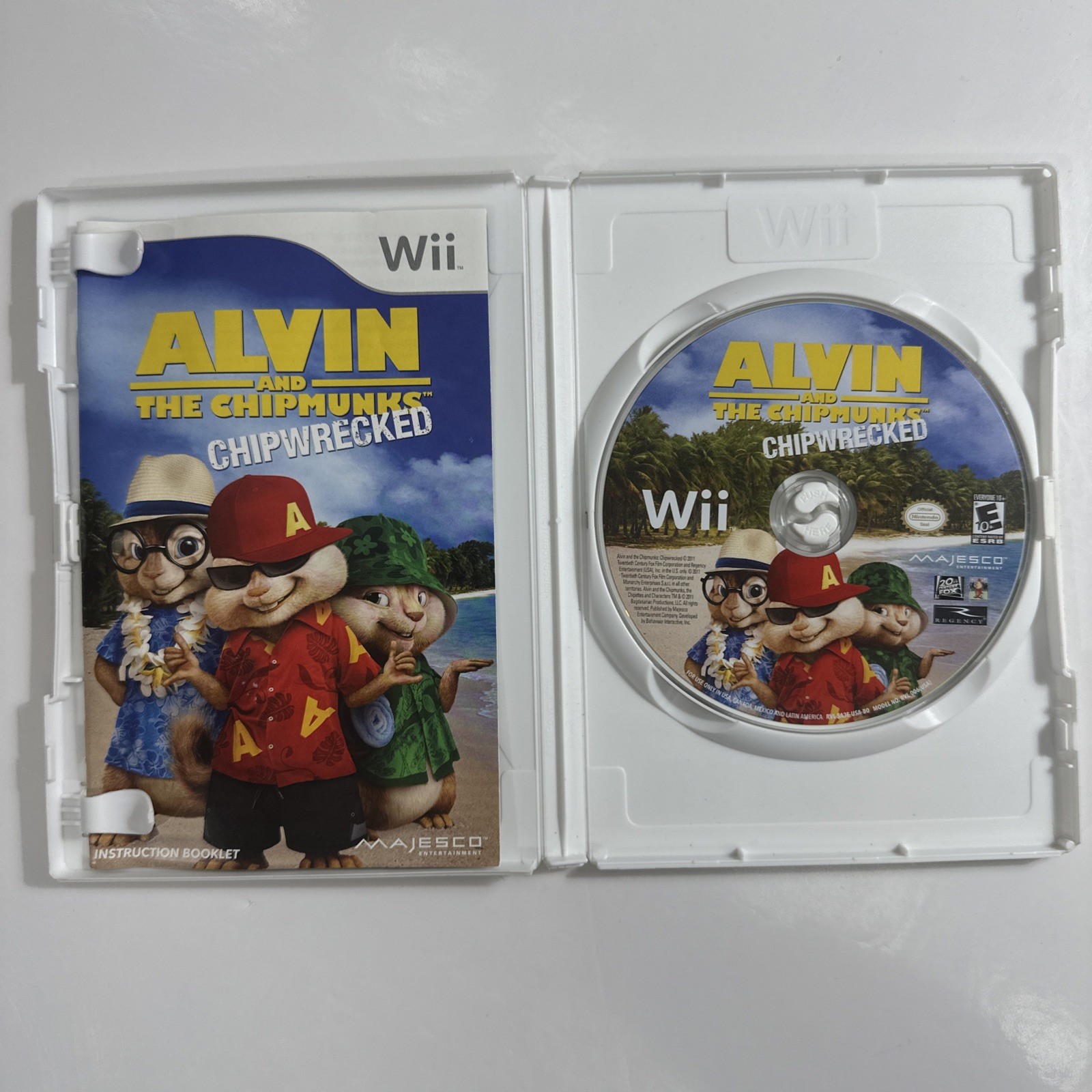 Alvin and the Chipmunks: Chipwrecked (Nintendo Wii) Complete CIB – Tested